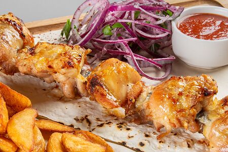 Куриное филе на мангале