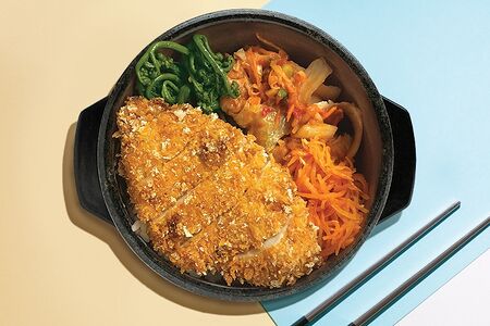 Дипбап с кимчи