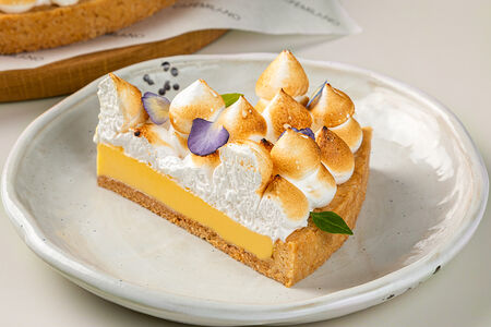 Лимонный тарт с меренгой