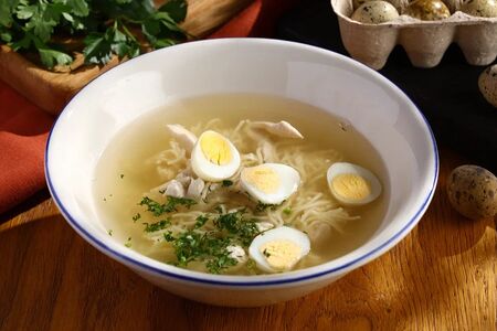 Суп Куриный бульон с лапшой