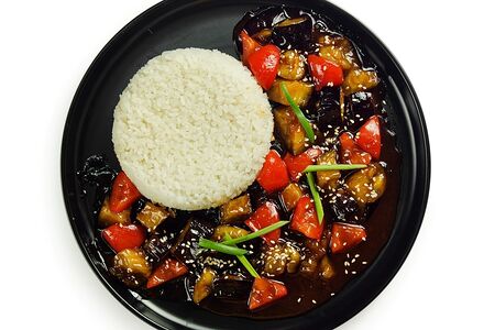 Баклажаны в кисло-сладком соусе