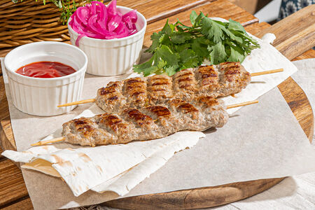 Кебаб из свинины и телятины