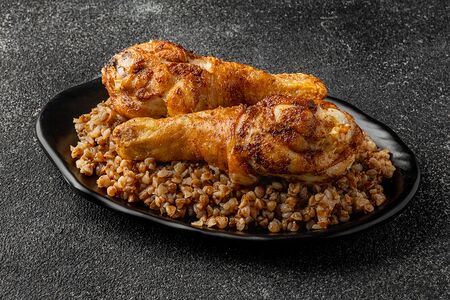 Куриные ножки с гречкой