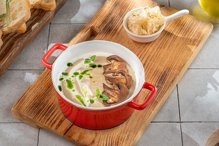 Крем-суп с белыми грибами