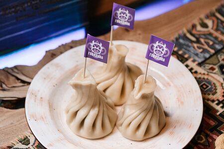 Хинкали с говядиной без кинзы