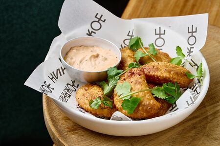 Мини чебуреки с форелью