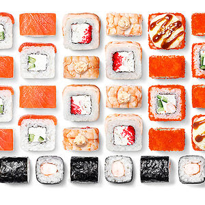 Сет Лосось и креветка