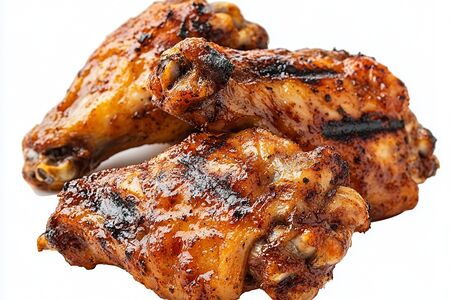 Крылья на мангале 