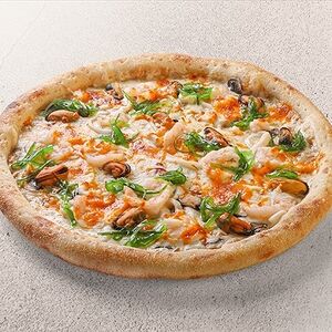 Пицца с морепродуктами