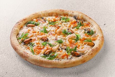 Пицца с морепродуктами