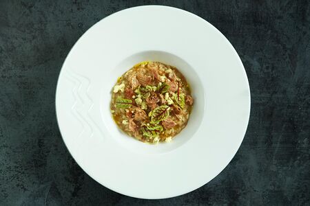 Ризотто с утиной ножкой