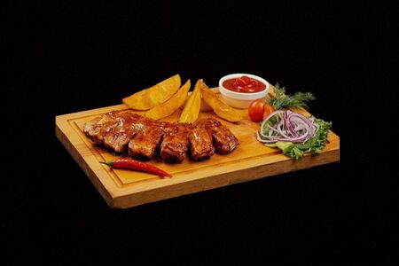 Свиные ребра запечённые