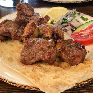 Шашлык из cвинoго карбонада