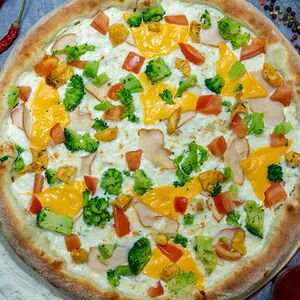 Курица и брокколи