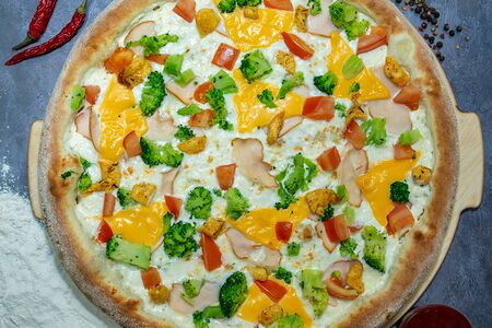 Курица и брокколи