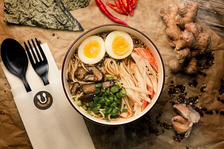 Рамен со снежным крабом