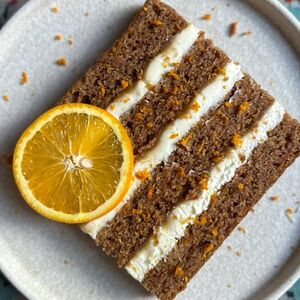 Морковный торт с апельсином