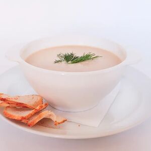 Сливочный суп-пюре с шампиньонами