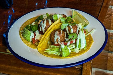 Тако с фалафелем