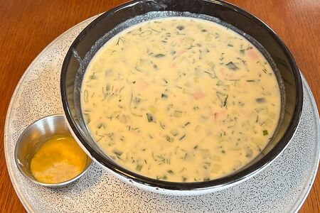 Окрошка на кефире