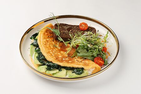 Омлет с авокадо