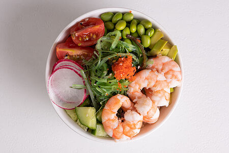 Поке с креветками