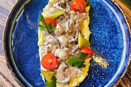 Бефстроганов с говядиной