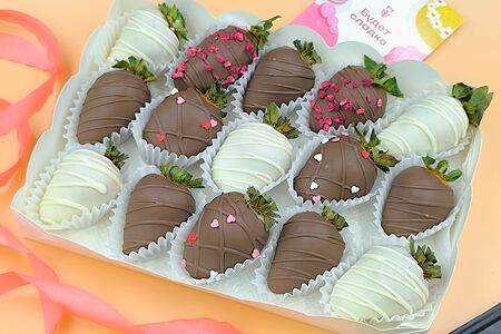 Клубника в шоколаде Callebaut №126