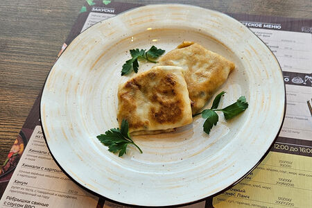 Блинчики Жюльен с курицей и грибами