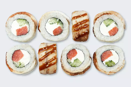 Ролл Канада с лососем