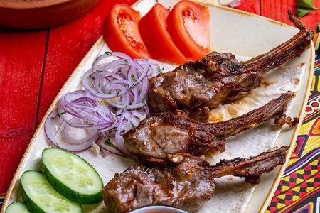 Шашлык из бараней корейки