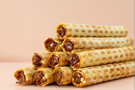 Вафля со сгущенкой 