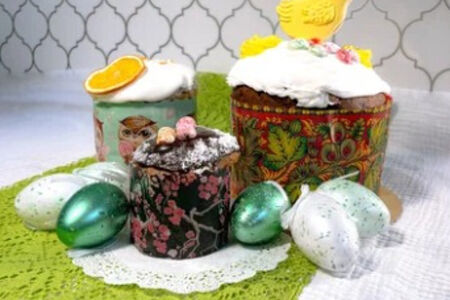 Кулич бездрожжевой без глютена