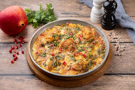 Чигиртма из стручковой фасоли с цыпленком