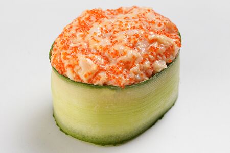 Фрэш гункан, креветка, тобико, спайси