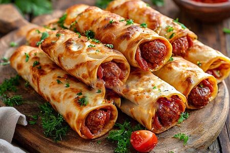 Хот-дог в лаваше