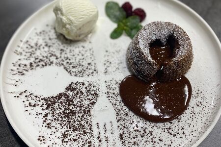 Шоколадный фондан