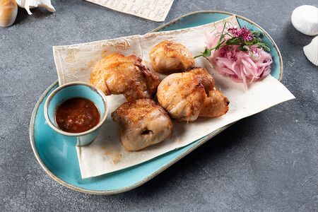 Шашлык из куриного бедра