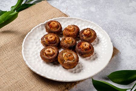 Шампиньоны на мангале