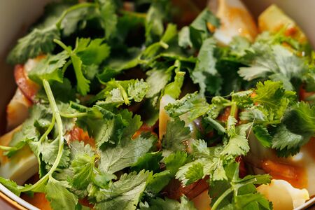 Салат с кальмаром и манго