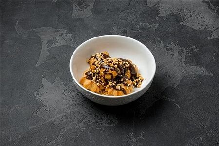 Волован с твороженным кремом в шоколаде