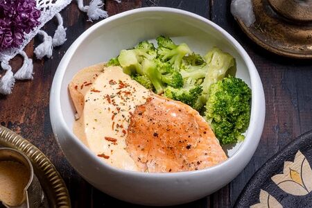 Семга по-батумски