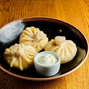 Хинкали из свинины и говядины 