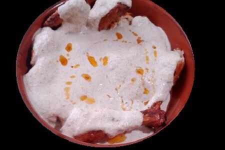 Чкмерули Цыпленок табака в ореховом соусе