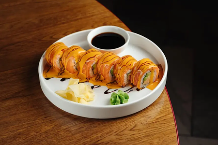 Ролл с крабом