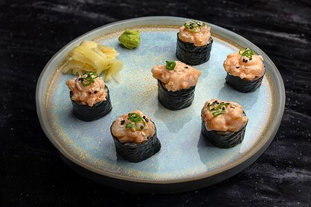 Тартар-ролл с гребешком