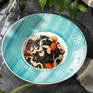 Паста с кальмаром