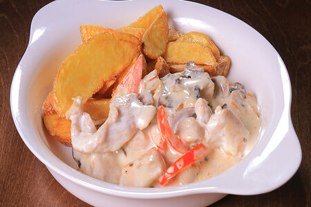 Курица в сливочном соусе