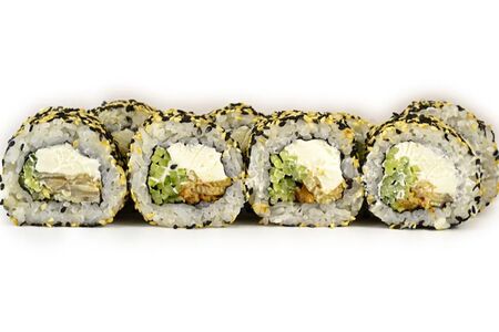 Острый угорь в кунжуте