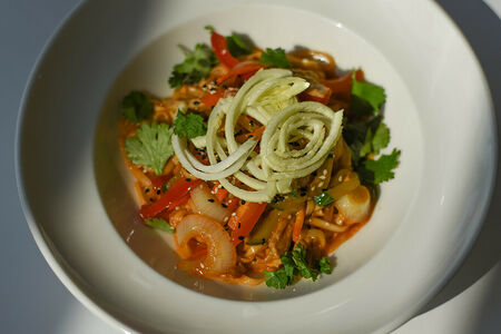 Удон со свининой